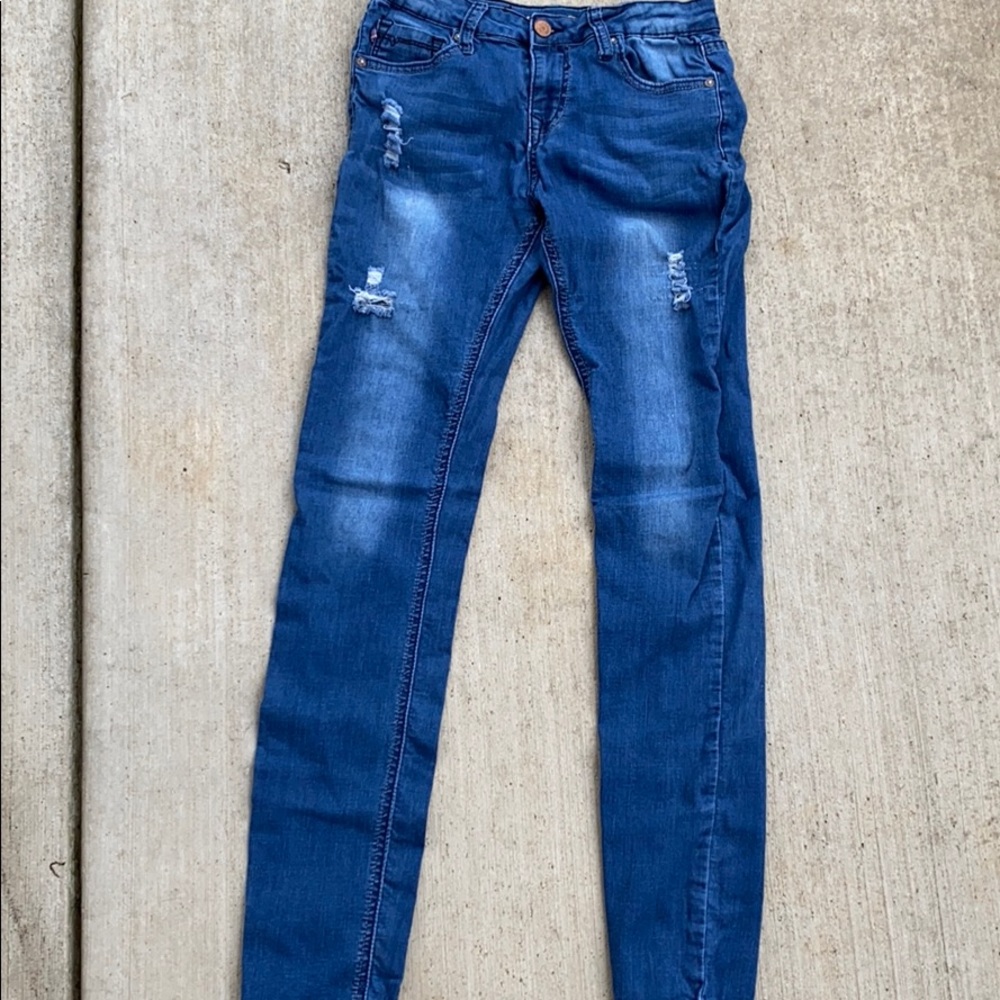 Blue jeans for teens